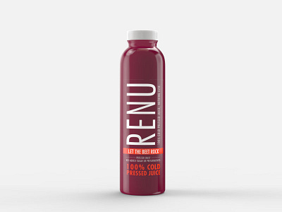 Bottles bottle coldpress juice packaging renu