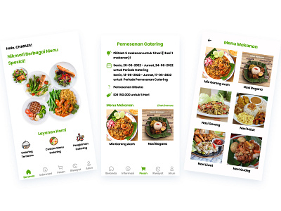 Custom Catering Order Application - CATERINGIN application catering cateringin custom order ui user interface design
