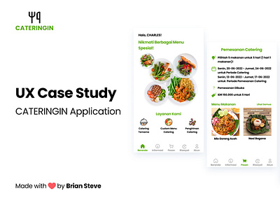 Custom Catering Order Application - CATERINGIN UX Case Study