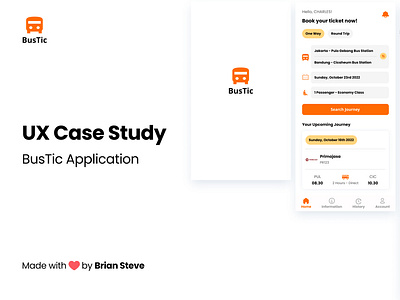 Bus Ticket Booking Application - BusTic UX Case Study