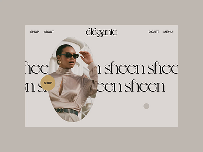 élégante home no.2 animation concept fashion grid home interaction interface layout minimal motion photography scroll shop slider typography ui ux webdesign website