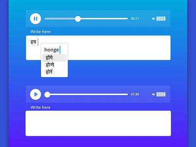 Audio-to-text transcription for testers