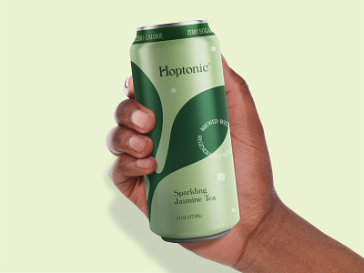 Hoptonic Packaging beverage cpg hops hoptonic identity infused packaging san francisco tea