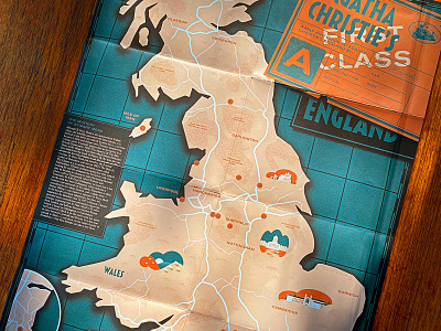 Agatha Christie's Map