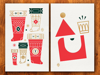 Stout Holiday Cards cards foil holiday letterpress stout sf