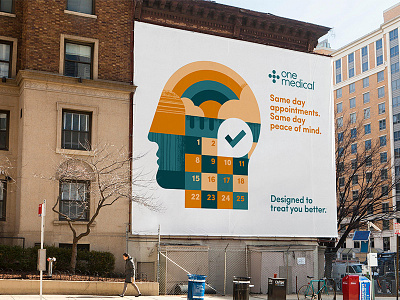 One Medical DC branding campaign illustration one medical washington dc