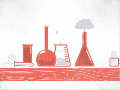 Play color emboss illustration lab letterpress paper science texture