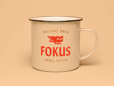 Fokus branding coffee coffee bean logo owl san francisco
