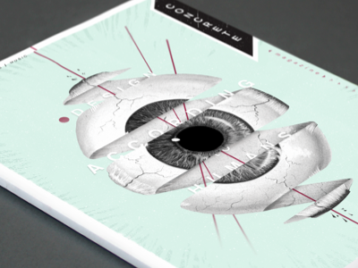 Concrete concret copy eye illustration layout magazine mind and manner print typography