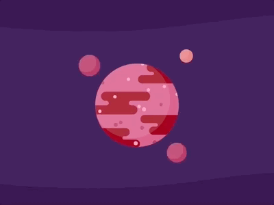 Hello Dribbblers! animation code css game planet svg