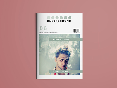Editorial // Underground magazine design editorial green magazine