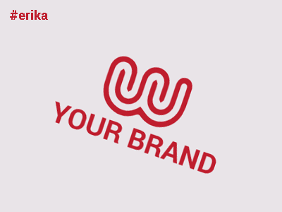 Letter W Logo brand branding business company creative logo erika letter w logo logo studio w logo