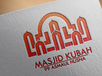 LOGO MASJID KUBAH 99 ASMAUL HUSNA MAKASSAR