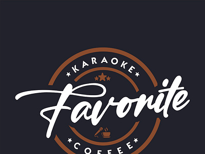 Favorite Karaoke and Coffee 3d animation branding graphic design logo motion graphics ui