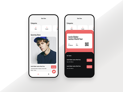 Concert booking Mobile app