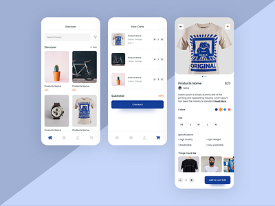 Marketplace - Mobile app app design ios marketplace typography ui ux uxdesign