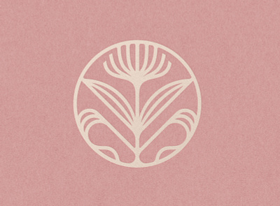 Sparkling Botanicals Logo botanical flower logo logo design mysterious plant