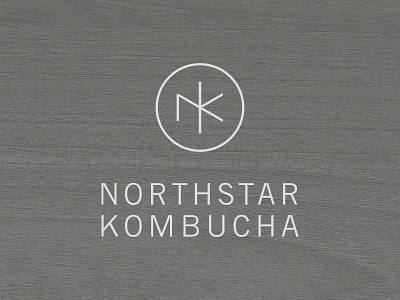 Northstar Kombucha k kombucha monogram n