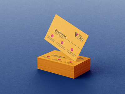 Minimalist visiting card design