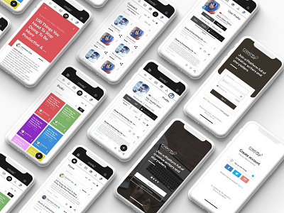 Writers & Reader Mobile App UI app design creative design design app illustration interaction interface minimal readers social network ui uidesign user experience user interface design userinterface ux uxdesign white writers