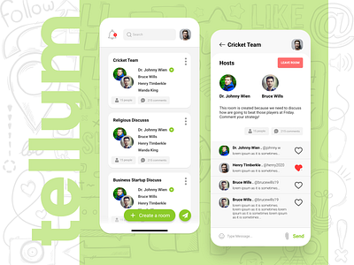 Social Chat App Design Concept