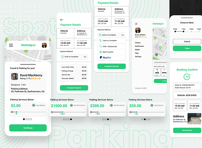 Parking App Package & Booking Design Concepts clean creative design experience design graphic illustration interaction interface minimal simple ui ui design uidesign user experience userinterface ux uxdesign uxdesigner uxdesigns white