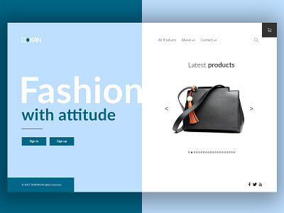 E Commerce Short Landing Page View