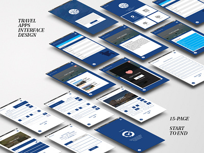 Travel Apps Full Interface Design apps clean creative design experience full interface travel usdesign user uxui