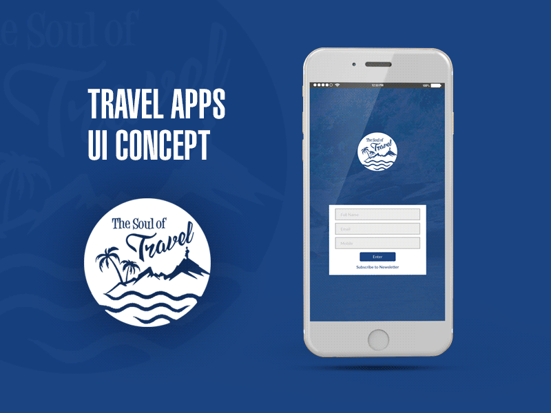 Travel App UX & UI Design Concept app apps art branding clean color creative design graphic illustration interaction interface minimal simple ui ux uxdesign uxui vector white