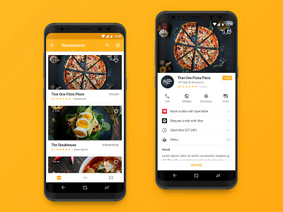 Restaurants Android App