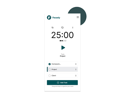 Focasly: A Minimal Pomodoro Timer App