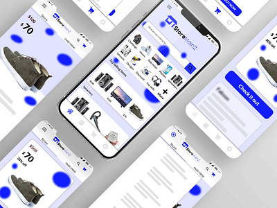 UI design of e-commerce app