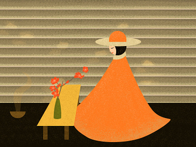 Inspiration from shutter occasionally hat japanese shutter sun ume vase women