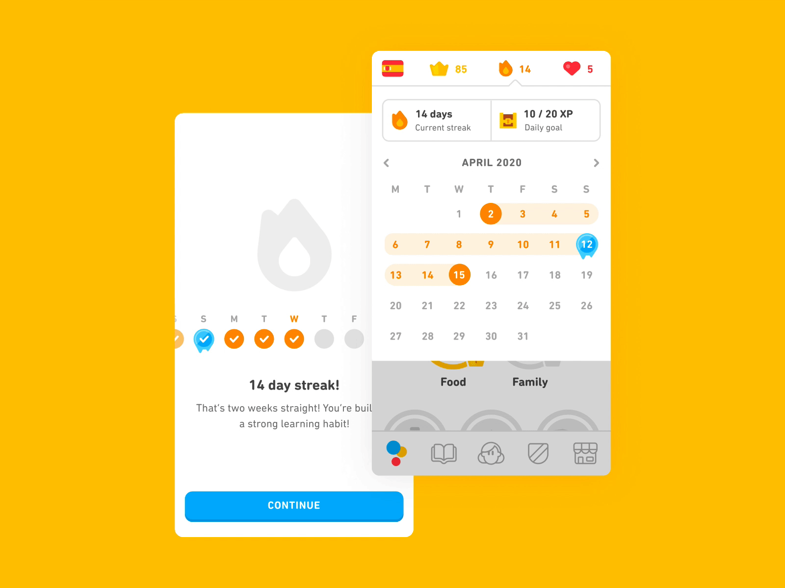 Duolingo Dribbble