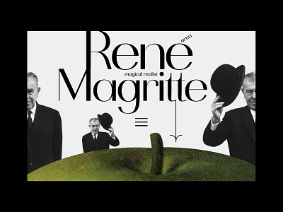 Longread about artist Rene Magritte design ui ux