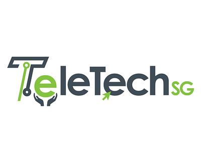 Teletech logo design graphic design illustration logo