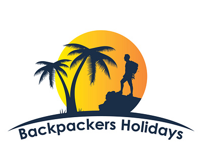 Backpackers Logo 2 design graphic design illustration logo