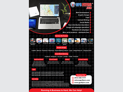 Leaflet GPS Flyer design graphic design illustration