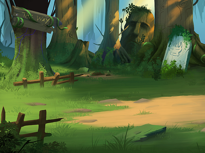 2D background for client