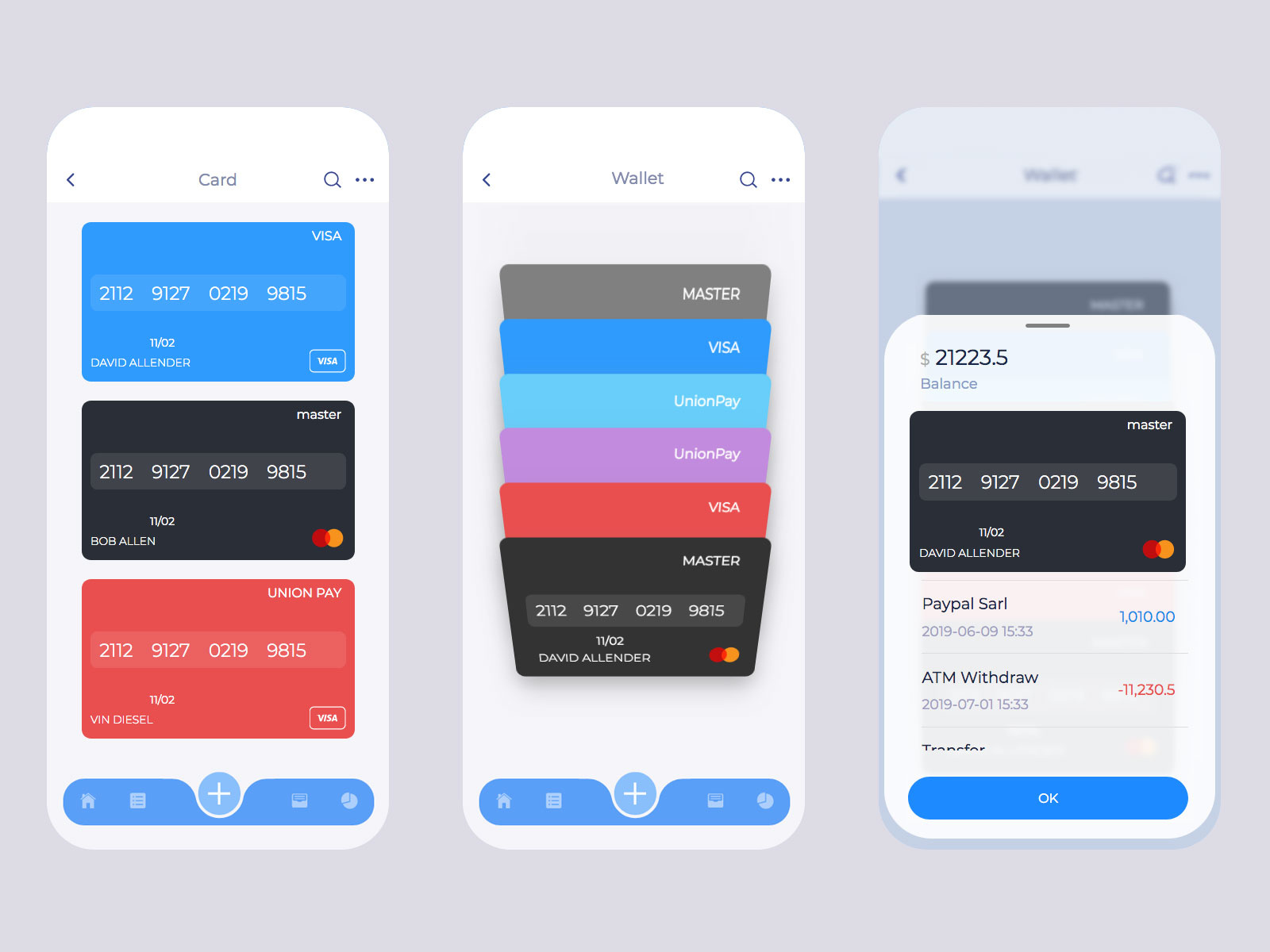 bank cards by NSWorks on Dribbble