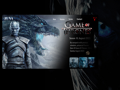 "Game Of Thrones" ui ux