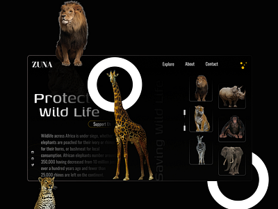 "Protect Wild Life"
|UI&UX Design|