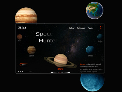 "Space Hunter" ui ux