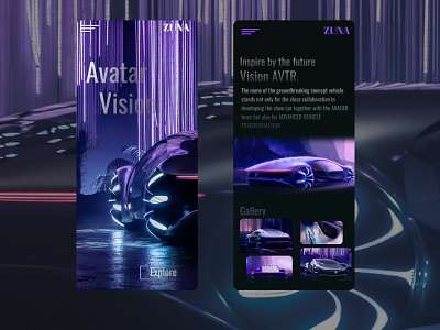 "Avatar Vision" App Design app ui ux