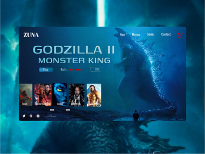 "Godzilla II" ui ux