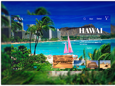 Hawaii app design graphic design ui ux