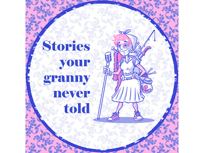 Stories Your Granny Never Told character design design graphic design illustration logo