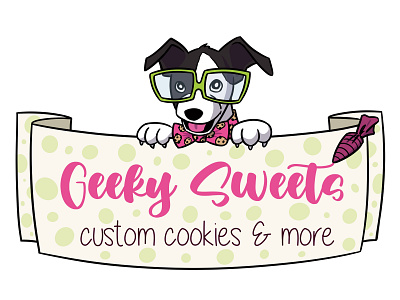 Geeky Sweets design graphic design illustration logo