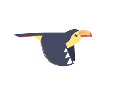 Toucan flap cycle animated gif bird flying flying cycle gif loop toucan