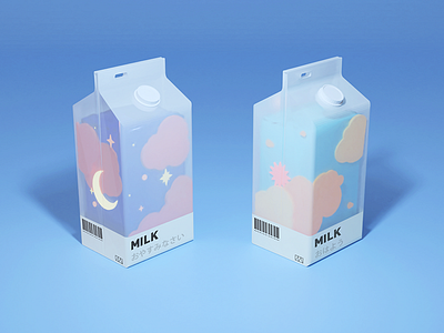 Milk 3d blender